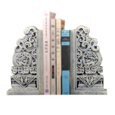 Imagem de Suportes de livros vintage modernos para livros pesados suportes de livros de mesa sala de estudo sala de chá escritório decoração de mesa prateleiras auspiciosas