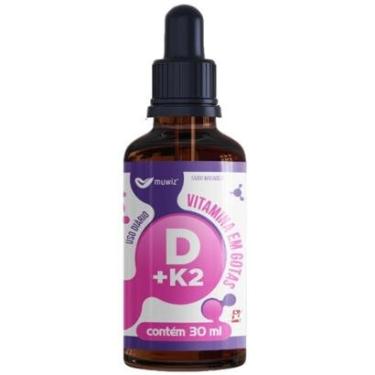 Imagem de VITAMINA D3 + K2 EM GOTAS 30 ML MARACUJÁ 120 DOSES - MUWIZ-Unissex