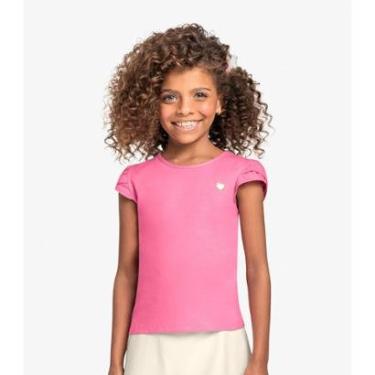 Imagem de Blusa Infantil Feminina Cotton Leve Trick Nick Rosa-Feminino