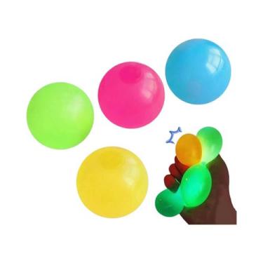 Imagem de Bolas Pegajosas Que Brilham No Escuro, Brinquedos Antiestresse Para Cr
