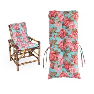 Imagem de Almofada Moderna 95x45cm - Confortável e Decorativa para Cadeiras, Poltronas, Sofás e Pallets, Alta Durabilidade, Apoio Lumbar Versátil (Azul Bebê)