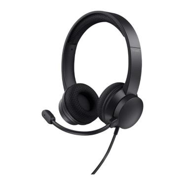 Imagem de Headset Trust Ayda, Microfone com Cancelamento de Ruído, Para PC, Conexão USB, Preto - 25089-Unissex