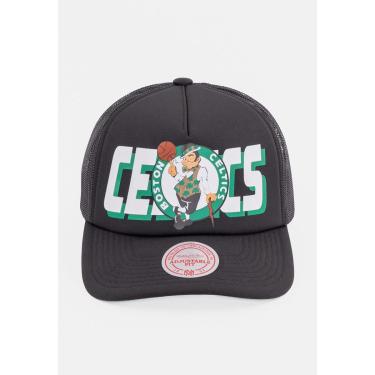 Imagem de Boné Mitchell & Ness Aba Curva Boston Celtics Masculino-Masculino