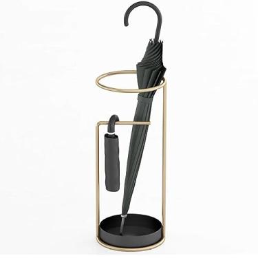 Imagem de CFGH6FDF Suporte para guarda-chuva, suporte de guarda-chuva de metal, suporte de guarda-chuva, prateleira de guarda-chuva, suporte de entrada, guarda-chuva dobrável longo e curto para casa, escritório
