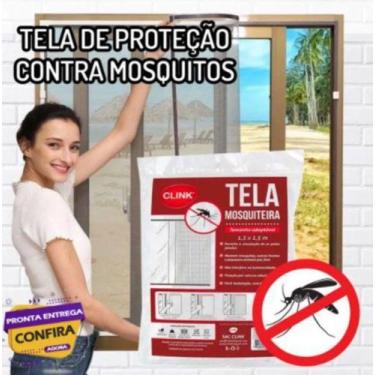 Imagem de Kit Com 6 Tela Protetora Contra Insetos De Janela Mosquitos - TOP CASA
