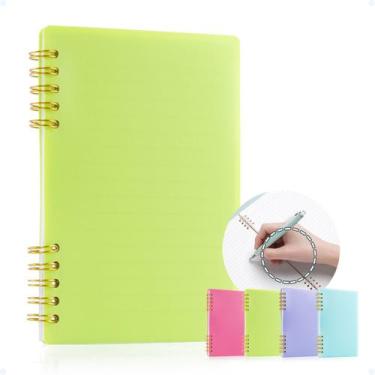 Imagem de Caderno Capa Mole Anotações Faculdade Escolar A6 80 Folhas - Hxt, Verd