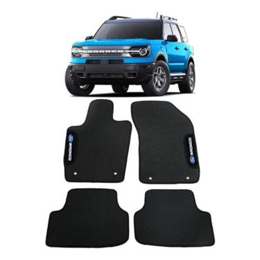 Imagem de Jogo De Tapete Automotivo Para O Bronco Em Borracha Pvc