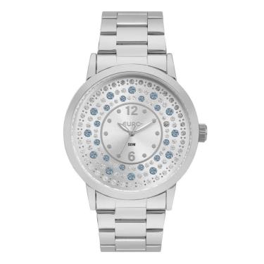 Imagem de Relógio Euro Feminino Glitz Prata - Eu2035Yuy/4K
