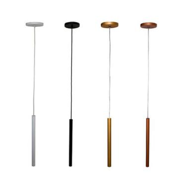 Imagem de Pendente Tubo G9 Lavabo Quarto Cabeceira Sala Balcão Bivolt - Kazaprim