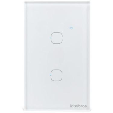 Imagem de Interruptor Smart Wi-Fi Touch 2 Teclas EWS 1002 Branco Intelbras