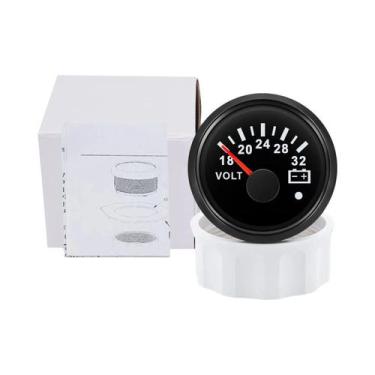 Imagem de Voltímetro Com Luz De Fundo De 7 Cores 8-32V, Luz De Alarme, Medidor D