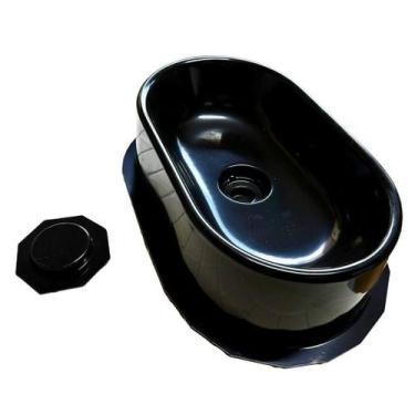 Imagem de Molde Para Cuba Oval com Ralo Oculto - 42 x 25,5 x 11,5 cm - atacadão 