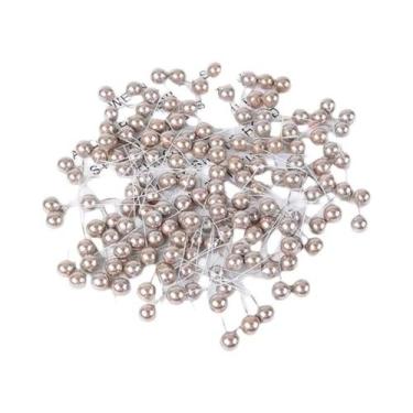 Imagem de Enfeites De Natal Em Forma De Frutas Vermelhas Douradas 50 Peças Decor