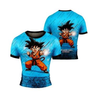 Imagem de Camiseta Infantil Masculina E Feminina Dragon Ball Z Goku Jiu Jitsu Fi