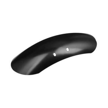 Imagem de Paralama Frontal Curto Personalizado Preto Brilhante Para Harley Sport