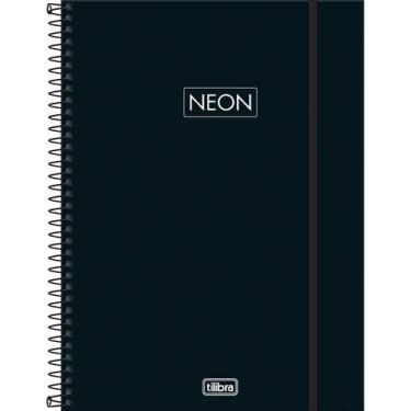 Imagem de Caderno Espiral Capa Plástica Universitário 1 Matéria Neon Fit Masculi