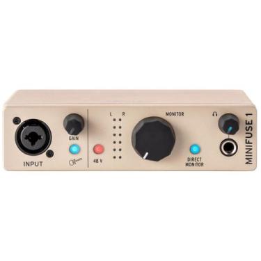 Imagem de Interface de áudio Arturia MiniFuse 1 USB-C Portátil Champagne