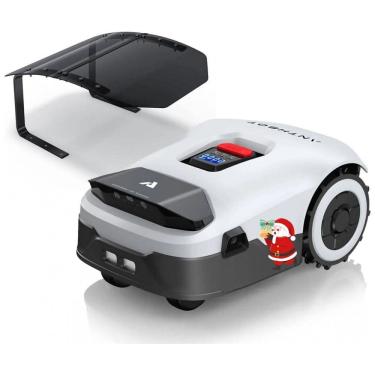 Imagem de Robô Cortador de Grama ANTHBOT Genie3000 Cinza sem Fio Perimetral RTK+Visão 4 Câmeras para 3500 m², Mapeamento Automático, 30 Zonas