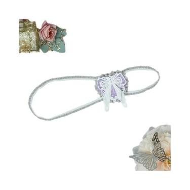 Imagem de Máscara Gótica Feminina Com Laço De Coração E Renda Para Cosplay Anime