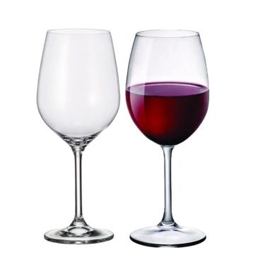 Imagem de Jogo 2 Taça Para Vinho Branco 480ml Em Cristal Transparente Wolff