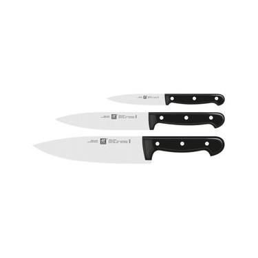 Imagem de CONJUNTO DE FACAS ZWILLING TWIN CHEF 3 PEÇAS EM AÇO INOX 2349300060