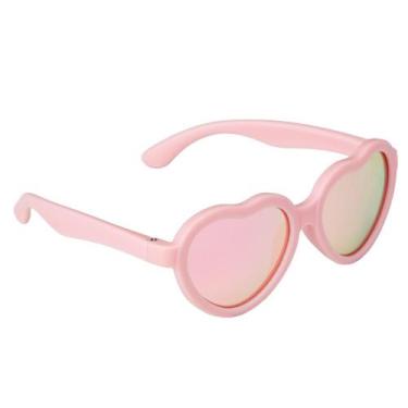 Imagem de Óculos de Sol Buba Tamanho Médio Coração Rosa, Único, Rosa