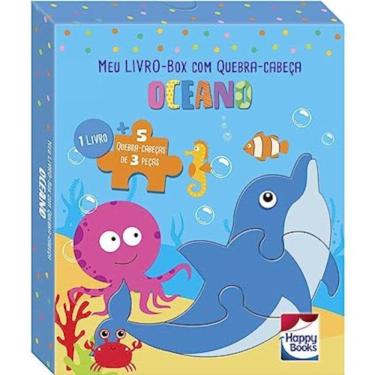 Imagem de Meu Livro Box Com Quebra Cabeças - Oceano