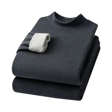 Imagem de Conjunto De Roupa Térmica De Cashmere E Seda Para Homens E Mulheres, A