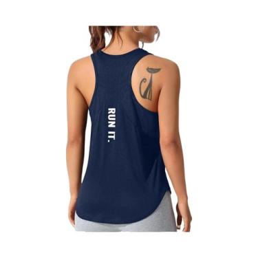 Imagem de Colete Esportivo Feminino De Secagem Rápida E Respirável Para Yoga, Tê