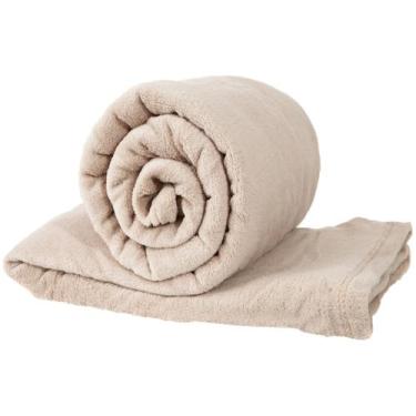 Imagem de Manta Casal Lisa Jolitex 1,80 X 2,20m New Khaki, Khaki, Casal