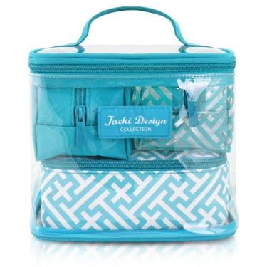 Imagem de Kit Necessaire 4 Peças Coleção Diamantes - Jacki Design