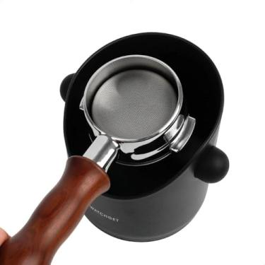 Imagem de Caixa de batida de café expresso com caixa de batida durável com caixa de café moída que economiza espaço base antiderrapante, pequena lixeira de café expresso