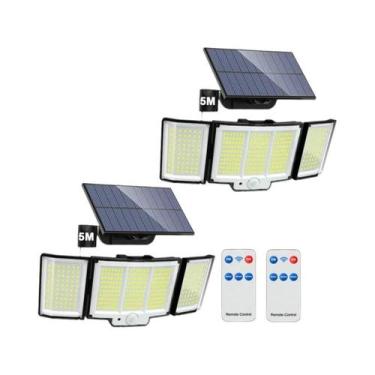 Imagem de Lâmpada Solar Externa Com Sensor De Movimento À Prova d'Água 348 LED H