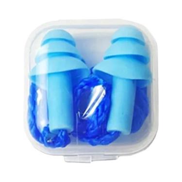 Imagem de Protetores De Ouvido De Silicone Macio 1-10 Pares Portáteis Com Reduçã