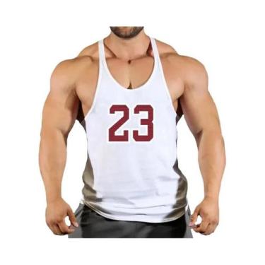 Imagem de Camiseta Sem Mangas Para Academia Masculina, Top De Fitness, T-shirt D