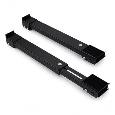 Imagem de Suporte para Eletrodomésticos Higipack Geladeira Fogão Máquina de Lavar Frigobar Base Móvel Ajustável 45cm a 70cm Branco