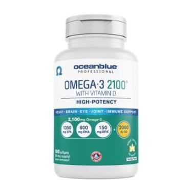 Imagem de Suplemento Oceanblue Omega-3 2100 180 ct com vitamina D3-Unissex