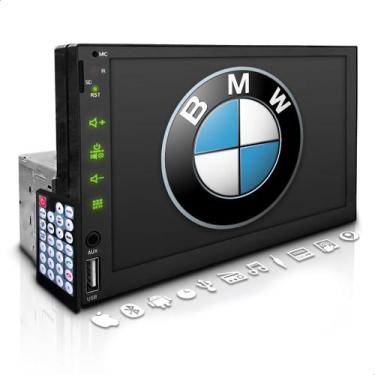 Imagem de Central Multimídia Universal Mp5 1 2 Din 7" Espelha Bt BMW - First Opt