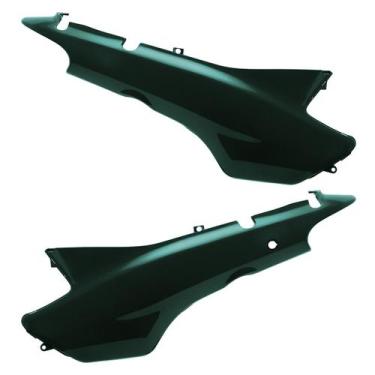 Imagem de Tampa Lateral Moto Honda Biz 100 1998 À 2005 Cromo Forte, VERDE BOITÚV