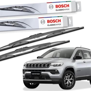 Imagem de Par Palheta Parabrisa Bosch Classic Jeep Compass 2017 a 2026