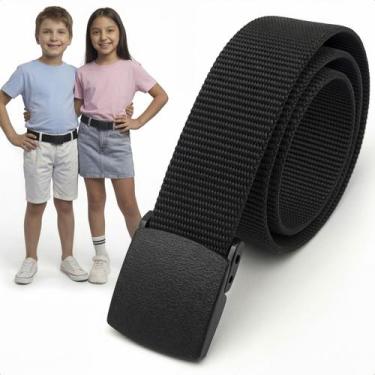 Imagem de Cinto Infantil Ajustável Leve Confortável Para Calça Bermuda Uniforme 