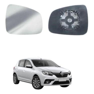 Imagem de Espelho Retrovisor Logan 2009 2010 2011 2012 13 2014 C/ Base - Refil, 