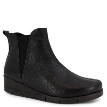 Imagem de Bota Usaflex Ad0520002002 Anabela Feminina-Feminino