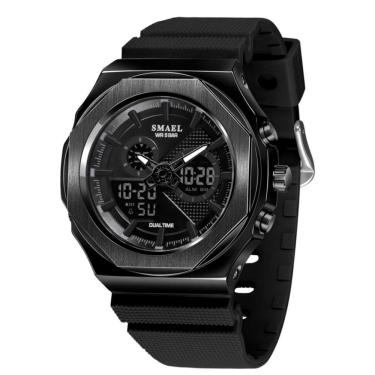 Imagem de relogio unissex  display duplo  a prova d´agua esportivo de quartzo