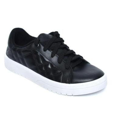 Imagem de Tênis Moleca Casual Feminino - Preto e Branco - 33-Feminino
