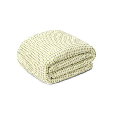 Imagem de Duvet Mini Vichy Verde Oliva 200 Fios King Verde