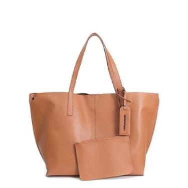 Imagem de BOLSA FEMININA EM COURO TIRACOLO CARAMELO COM ROXO "SARAH MALHEIRO"-Feminino