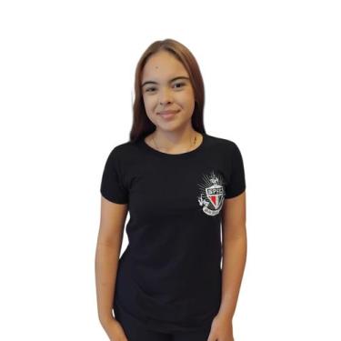 Imagem de Camisa São Paulo Baby look Feminina Classic Clube da Fé - São Paulo Fu