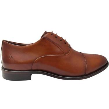 Imagem de Sapato Social Couro OXFORD Republicanos Men's Shoes 18904, Conhaque, 3