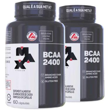 Imagem de 2x Bcaa 100 Cáps Kit Grow Thiso Soldier Combo Max Titanium  - Max Tita